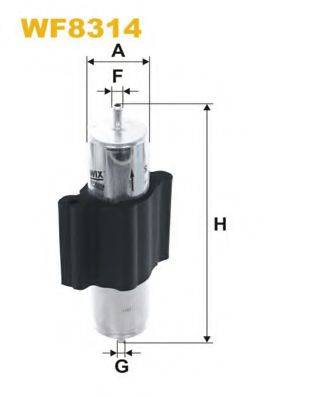 Паливний фільтр WIX FILTERS WF8314