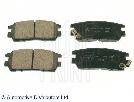 Комплект гальмівних колодок, дискове гальмо BLUE PRINT ADC44243