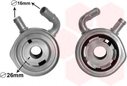 масляний радіатор, моторне масло VAN WEZEL 43003611