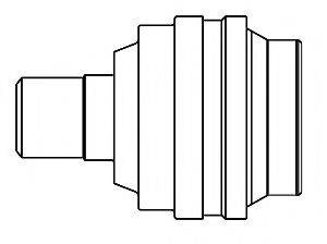 Шарнірний комплект, приводний вал GSP 661020