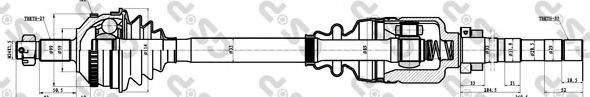 Приводний вал GSP 245120