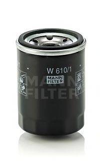 Масляный фильтр MANN-FILTER W 610/1