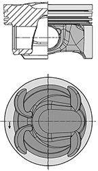 Поршень KOLBENSCHMIDT 40315600