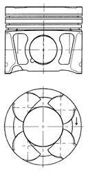 Поршень KOLBENSCHMIDT 41070600