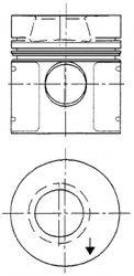 Поршень KOLBENSCHMIDT 93951600