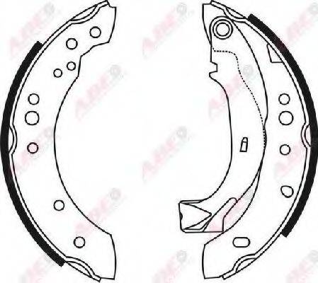 Комплект гальмівних колодок ABE C0C019ABE