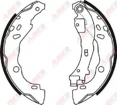 Комплект гальмівних колодок ABE C0C020ABE