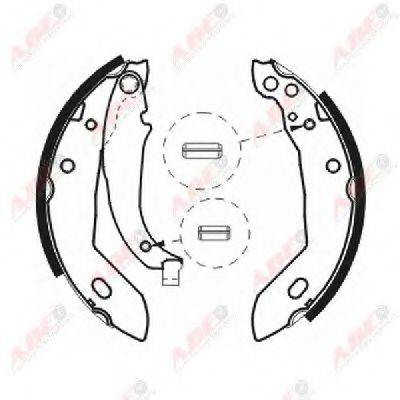 Комплект гальмівних колодок ABE C0P003ABE