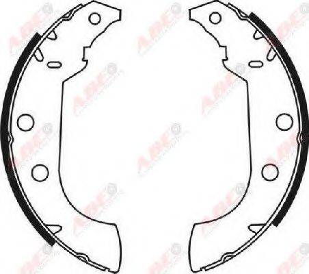 Комплект гальмівних колодок ABE C0P008ABE