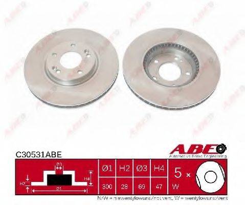 гальмівний диск ABE C30531ABE