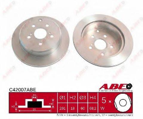 гальмівний диск ABE C42007ABE