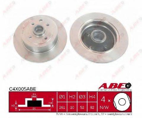 гальмівний диск ABE C4X005ABE