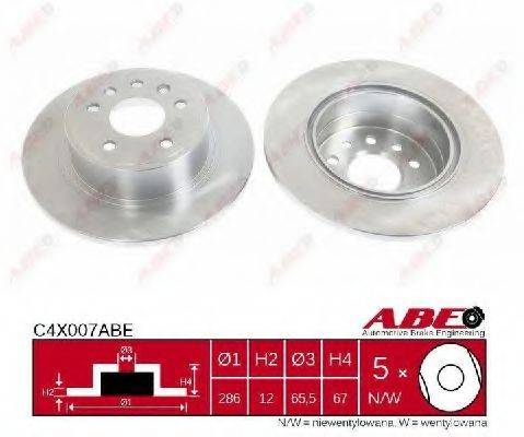 гальмівний диск ABE C4X007ABE