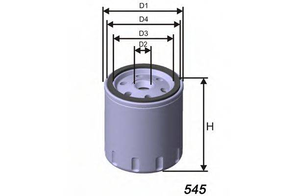 Масляний фільтр MISFAT Z186A