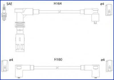 Комплект дротів запалення HITACHI 134700