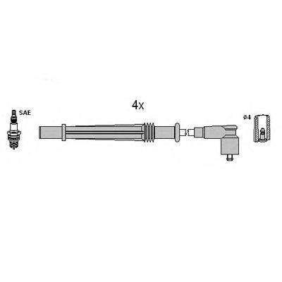 Комплект дротів запалення HITACHI 134968