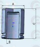 Поршень, корпус скоби гальма ERT 150787-C