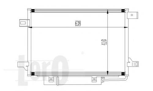 Конденсатор, кондиціонер LORO 054-016-0017
