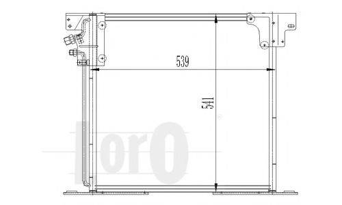 Конденсатор, кондиціонер LORO 054-016-0020