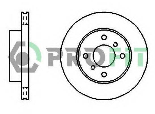 гальмівний диск PROFIT 5010-0260