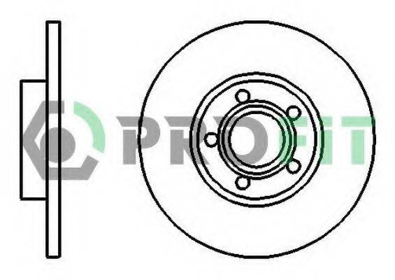 гальмівний диск PROFIT 5010-0324