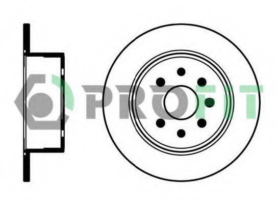 гальмівний диск PROFIT 5010-0814