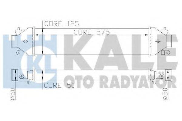 Інтеркулер KALE OTO RADYATOR 346400