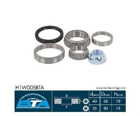 Комплект підшипника ступиці колеса BTA H1W005BTA