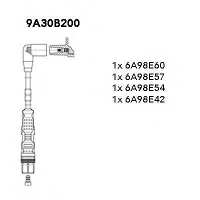 Комплект дротів запалення BREMI 9A30B200