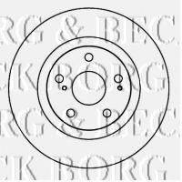 гальмівний диск BORG & BECK BBD4606