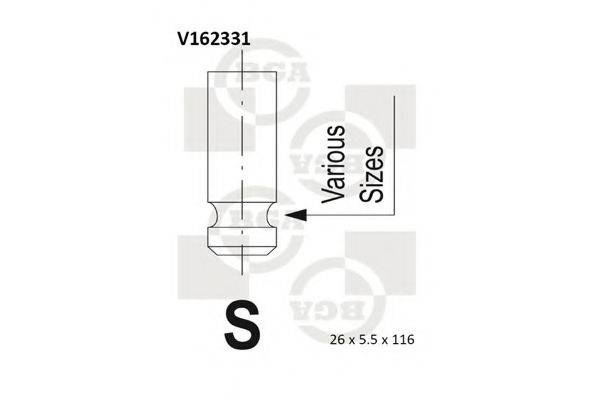 Випускний клапан BGA V162331