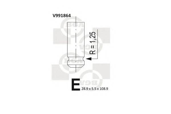 Випускний клапан BGA V991864