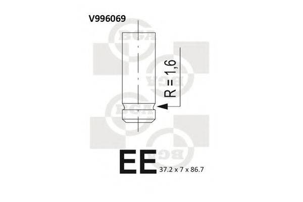 Впускний клапан BGA V996069