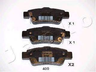 Комплект гальмівних колодок, дискове гальмо JAPKO 51400
