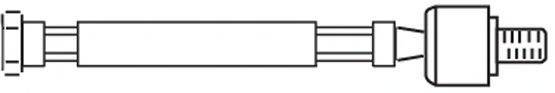 Осьовий шарнір, рульова тяга FRAP 2342