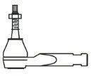 Наконечник поперечної кермової тяги
