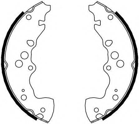 Комплект гальмівних колодок FERODO FSB4115