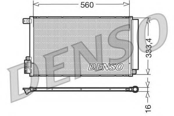 Конденсатор, кондиціонер DENSO DCN13109