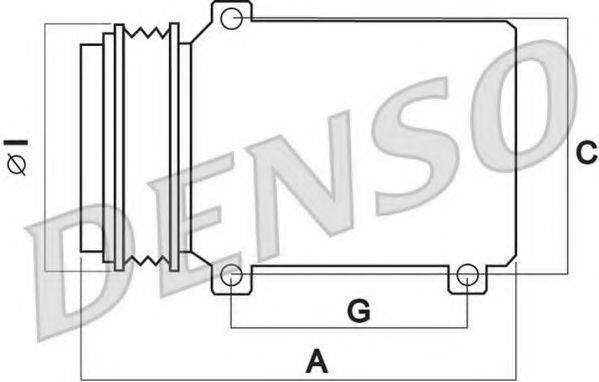 Компресор, кондиціонер DENSO DCP02030