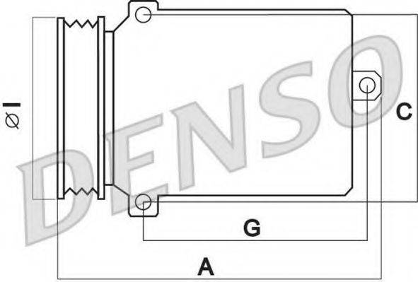 Компресор, кондиціонер DENSO DCP02038