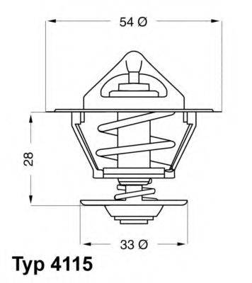 Термостат, що охолоджує рідину WAHLER 4115.92D