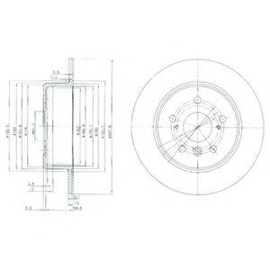 гальмівний диск DELPHI BG3183