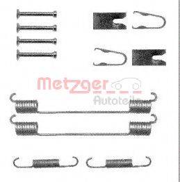 Комплектуючі, гальмівна колодка METZGER 105-0883