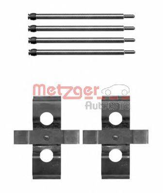 Комплектуючі, колодки дискового гальма METZGER 109-1611