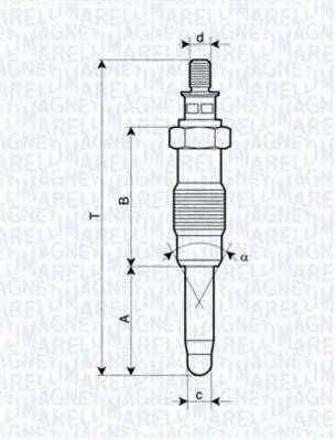 Свічка розжарювання MAGNETI MARELLI 062900010304