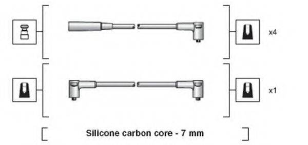 Комплект дротів запалення MAGNETI MARELLI 941318111233