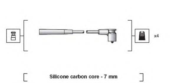 Комплект дротів запалення MAGNETI MARELLI 941318111235