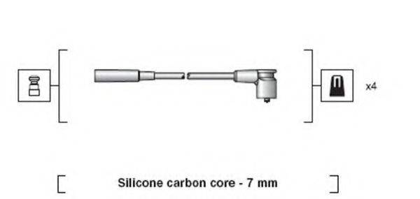 Комплект дротів запалення MAGNETI MARELLI 941318111241