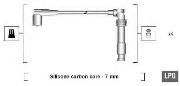 Комплект дротів запалення MAGNETI MARELLI 941125310683