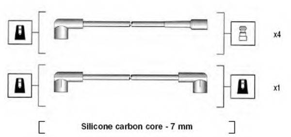 Комплект дротів запалення MAGNETI MARELLI 941245020809